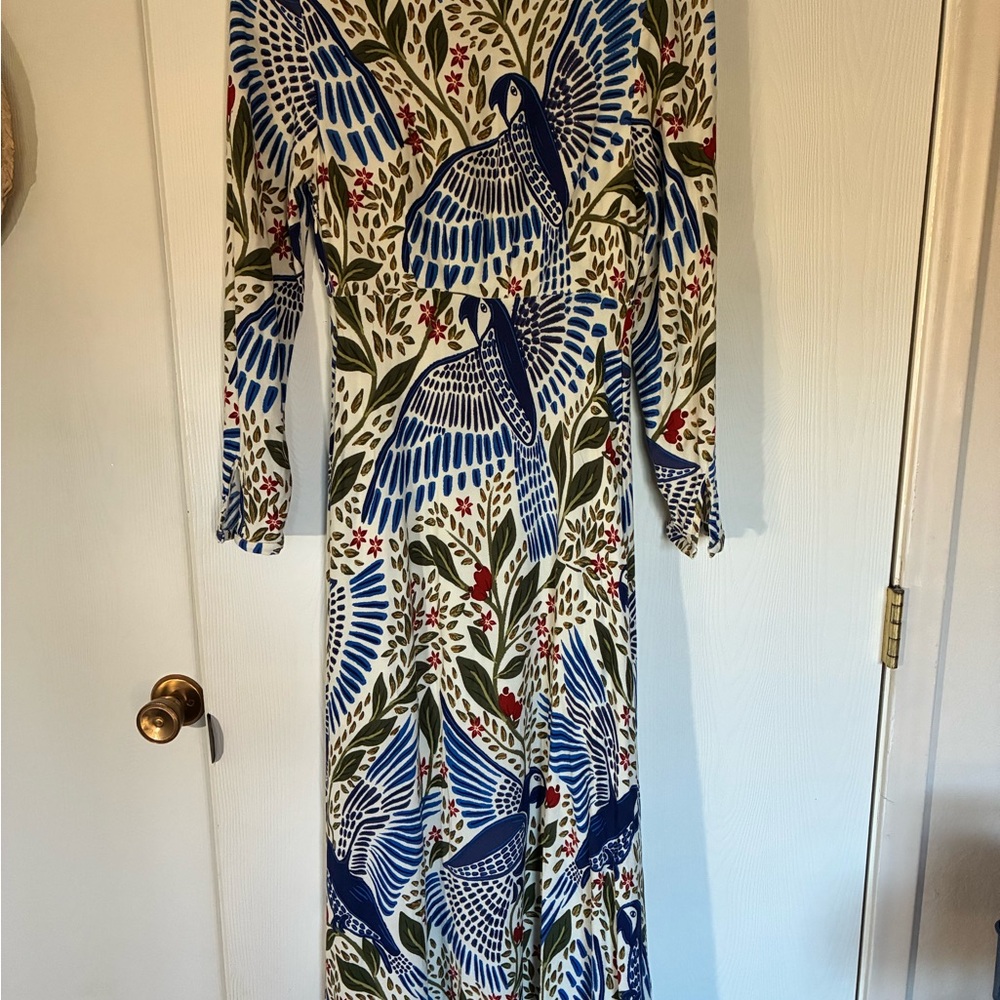 Farm Rio Vibrant Multicolor Patterned Dress, XS.  NWOT - Picture 5 of 9
